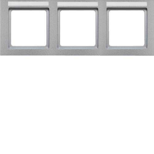 Berker 10236094 Rahmen 3fach mit Beschriftungsfeld waagerecht Q.3 alu samt, lackiert Mesch Shop Berker 10236094 Rahmen 3fach mit Beschriftungsfeld waagerecht Q.3 alu samt, lackiert Mesch Shop